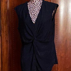 Womens XL Glitter Top by Ronni Nicole Evenings